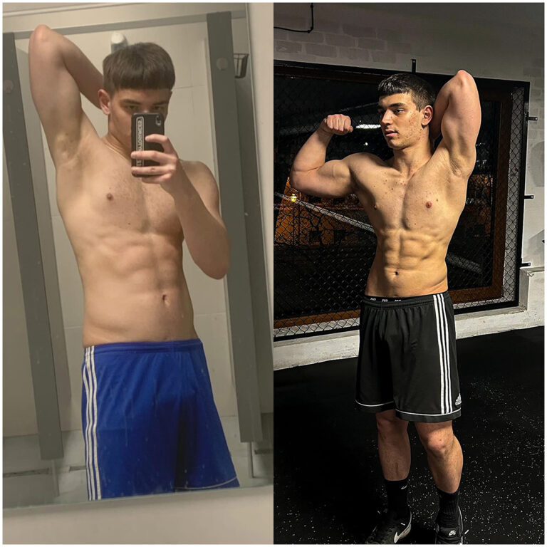 Metamorfoza z planem trenera personalnego Piotr Hajduka