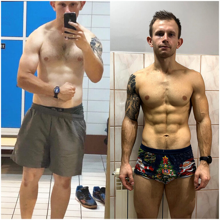 Metamorfoza dzięki planowi trenera personalnego Piotra Hajduka